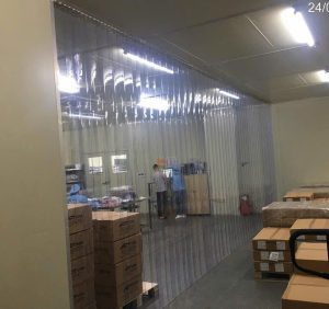 Rèm nhựa PVC ngăn lạnh điều hòa